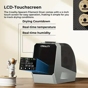 เครื่องอบไส้พิมพ์สามมิติ Crealit Space Pi รุ่นอัปเกรด พร้อมที่เก็บไส้พิมพ์ 2 ม้วน 360 เครื่องทำความร้อนด้วยลมร้อน ปรับอุณหภูมิได้ 45c-70c สภาพใหม่ - Product Image 6