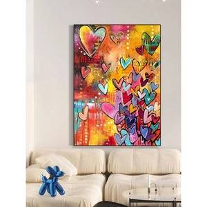 <span class=keywords><strong>Poster</strong></span> moderni di arte della parete dei Graffiti di strada HD olio incorniciato 'amore di colore' per la decorazione della casa <span class=keywords><strong>camera</strong></span> <span class=keywords><strong>da</strong></span> <span class=keywords><strong>letto</strong></span> con struttura nera soggiorno spazi familiari - Product Image 5