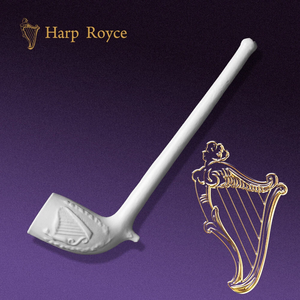 MUXIANG Harp Royce Victorian Smoking Pipe <strong>Cutty</strong> Ceramic Tobacco Pipe with Gift Box - Product Image 3