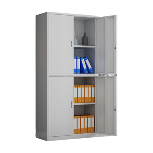 Tủ hồ sơ khóa kim loại lớn, công suất cao cho tài liệu số lượng lớn Tủ 4 cửa phù hợp cho kho & văn phòng doanh nghiệp - Product Image 1