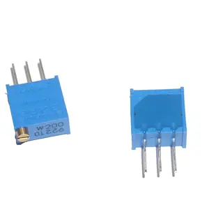 3296W-1-200LF New Products Through Hole Mount Trimmer Rheostats Resistors Potentiometers 3296W 20 OHMs 3296W-1-200LF