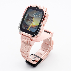 Montre connectée pour enfants Y98 Global Band 4G <span class=keywords><strong>avec</strong></span> GPS, carte SIM, suivi à 360°, 1 Go + 8 Go, 800 mAh, IP67, design carré, Android - Product Image 4