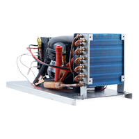 Unit Pendingin Otomatis Mini Kompresor Kondensor Refrigerasi Mobile Freezer -20C 8C R-410A/R-404A Kompatibilitas 110V/220V