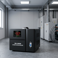 Régulateur de tension automatique monophasé 10KVA 60KVA avec affichage numérique, stabilisateur de puissance pour usage industriel