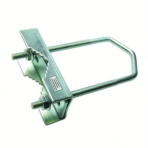 Pipe Clamp For Pole 25 To 45 Mm Metal Adjustable Clamp With Screw <b>Fastening</b> - Product Image 2