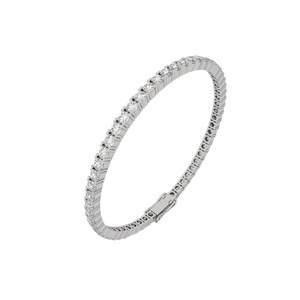 Huazhong สร้อยข้อมือเพชรสำหรับเทนนิส10K/14K/18K สร้อยข้อมือเพชรแท้พร้อม IGI - Product Image 1