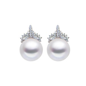 กรอบเครื่องประดับทองคำแท้ 18K ดีไซน์หรูหราอลังการแบบราชินีน้ำแข็ง ประดับเพชรธรรมชาติระยิบระยับ - Product Image 3