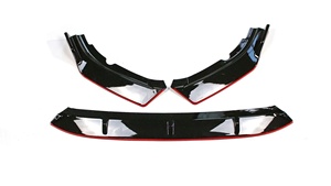 Welta New High Quality ABS Front Bumper <b>Splitter</b> Spoiler Lip Kit for 4th Fit Bolt-On 100% Fitment - Product Image 3