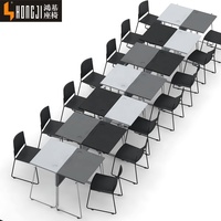 Table et chaise pliantes en plastique célèbres aux dimensions de chaise de lycée de Dubaï pour le bureau et la chaise d'école d'université