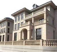 Dougbuild Stone High End Mansion Natural Culture Portugal Beige Lime Stone Panel for Interior Portugal Limestone Façade Bardage