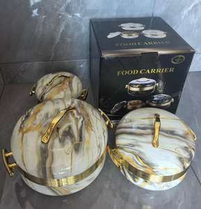 Ensemble de réchauds alimentaires isothermes ronds en acier inoxydable 1L 2L 3.5L, <span class=keywords><strong>casserole</strong></span> professionnelle - Product Image 2