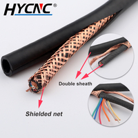 HYCNC Abgeschirmtes Flexibles Kupferkabel 3/4/5/6 Adern PVC-Isoliertes Steuerkabel für Holzbearbeitungs-CNC-Maschinen Ersatzteile