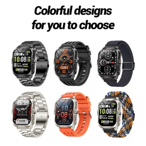 Sang Trọng Mk98 Thông Minh Đồng Hồ Cong Kim Loại Thiết Kế Thép Dây Đeo Đồng Hồ 3ATM Không Thấm Nước Bước Calorie Truy Cập Đèn Pin Dự Báo Thời Tiết - Product Image 6