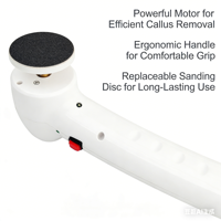 Appareil de soin des pieds puissant, professionnel, portable, IBelieve, éliminateur de callosités électrique sans fil pour usage domestique, outil de lime à pieds, vente en gros