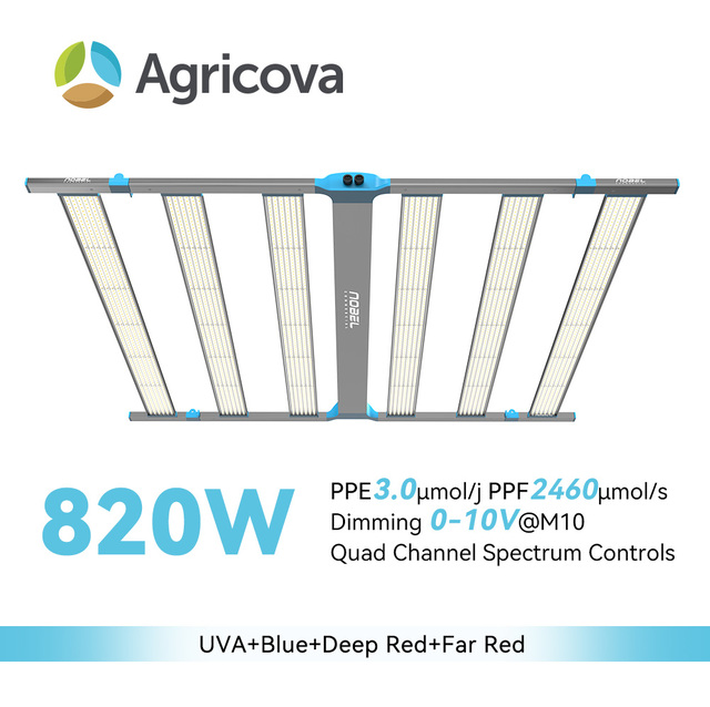 FREE SHIPPING 820w PPE3.0 2460umol/S Quad Channel Spectrum Controls Greenhouse Indoor Plant Full Spectrum LED Grow Light