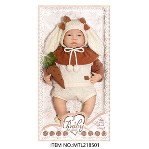 Nuevo Modelo de Muñeca de Silicona para Bebés <span class=keywords><strong>que</strong></span> Bebe Leche, Llora y Ríe, Muñeca Funcional de 20 Pulgadas para Niños, Certificada por la EN71 - Product Image 6