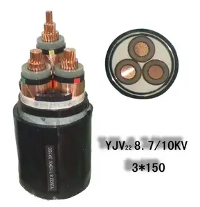 高電圧アルミニウムテープ装甲220kv電源ケーブル