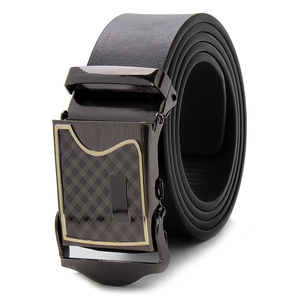 Cinturón Automático de PU Personalizado de Fábrica, Logotipo Personalizado, Hebilla Automática de Lujo para Negocios, Cinturón de Jeans de Liberación Rápida - Product Image 2