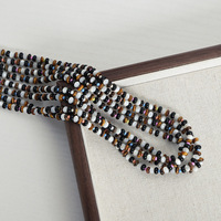 Nouveau Style bijoux fins colliers Agate yeux de tigre pierre ambre coloré mélange couleur à la main collier de perles bijoux