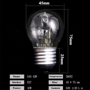 HoneyFly Đèn Lò Nướng Bánh Mỳ Hơi G45 Tùy Chỉnh Đèn Nhiệt Độ Cao <span class=keywords><strong>E27</strong></span> <span class=keywords><strong>B22</strong></span> <span class=keywords><strong>220V</strong></span> 28W/42W Nồi Có Nắp Đậy Lò Vi Sóng - Product Image 5