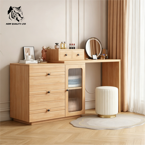 chinese supplier low price customize in stock ship immediately chest dresser new fashion bedroom furniture wood storage dresser - Product Image 2