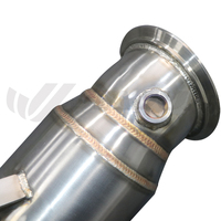 Pour BMW série 3 F30 2010-2016 système d'échappement de réglage avec section de tête ternaire tuyau de descente nouvel état 2.0T N20