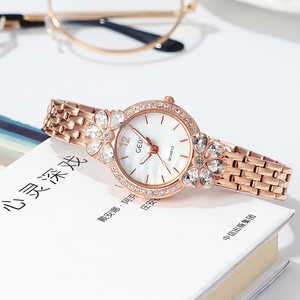 Women's Light Luxury Vintage Creative Flower-Shaped Diamond Starry Sky Fashion Waterproof Steel Strap Quartz <b>Watch</b> - Product Image 2
