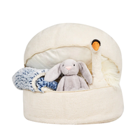 Pouf de rangement pour enfants Sherpa confortable