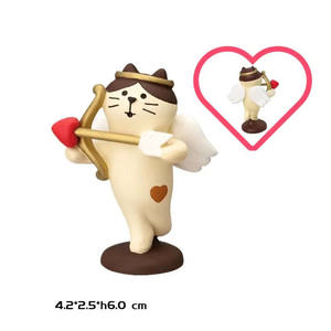 Figuras en Miniatura de Cafetería Estilo Japonés - Gato Cupido - Regalo Creativo para el Día de San Valentín - Artículos de Decoración para el <span class=keywords><strong>Hogar</strong></span> - Product Image 5