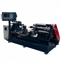Torno CNC Horizontal de Doble Husillo Económico para Torneado de Metales, de Servicio Medio, Directo de Fábrica, para Llantas y Reflectores de Lámparas