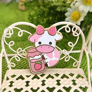 Pins de Esmalte Duro y Suave Personalizados con Diseño de Anime y Dibujos Animados, Artesaní<span class=keywords><strong>a</strong></span> Metálica, Bajo MOQ, Económicos - Product Image 5