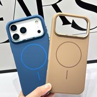 Coques de téléphone en silicone BAILI Factory Colorful Macaron à détection tactile pour iPhone 18 PRO avec trou magnétique en métal pour appareil photo, coque mobile 17 PM
