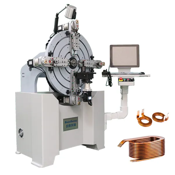 UnionSpring_Tech US-650 otomotiv elektroniği üretimi için bobin sarma makinesi indüktör bobinleri