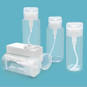 圆形且易于携带的清洁水压机泵头塑料压瓶带盖空瓶制造商