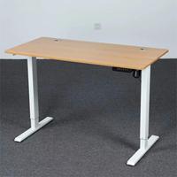 Bureau électrique ergonomique réglable en hauteur avec un seul moteur, idéal pour le télétravail