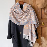 Élégants châles en viscose pour femmes, effet cachemire, jacquard, franges, Dubai, musulman, durable, paisley, pashmina, foulards, hijabs