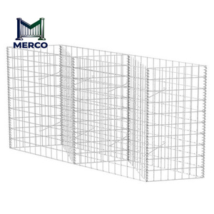 Cesta de Gabión para Paisajismo, Jaula de Alambre Soldado para Piedras, para Cercas de Jardín y Diseño de Jardines, Galvanizado en Caliente, 6 Pies - Product Image 1