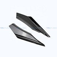 Pare-chocs avant large style VRS V2 en FRP pour Mitsubishi Lancer Evolution X EVO 10 CZ4A 2008-2016, double hyper-canards, 4 pièces