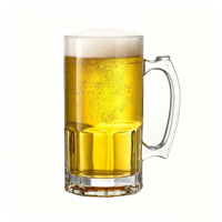 Vente en gros de mugs à bière gravés au laser, personnalisés, durables, 1 litre (1000 ml), verres à boire pour bar, maison, fête