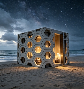 Casa Prefabricada de Emergencia para Supervivencia, Vivienda Modular de Hormigón Reforzado de Alta Resistencia, a Prueba de Impactos y Explosiones - Product Image 4