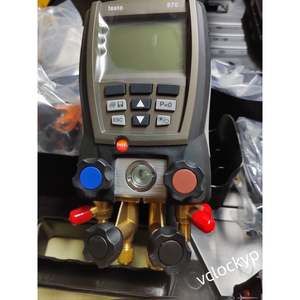 ชุดเกจวัดความดันดิจิตอล Testo 570 พร้อมสายวัด สำหรับระบบ HVAC และเครื่องทำความเย็น มือสอง - Product Image 3