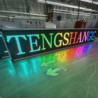 Letrero LED RGB P5 a Todo Color, Programable, de Una o Dos Caras, para Interiores y Exteriores, Tablero Publicitario para Tiendas, Control por Aplicación