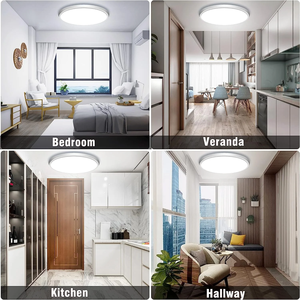 Lối vào cầu thang hành lang cảm biến chuyển động dẫn ánh sáng trần 12W 18W 24W 30W tuôn ra gắn bảng điều khiển cảm biến ánh sáng cho hành lang - Product Image 6