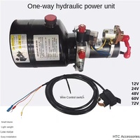 Tricycle à moteur électrique modifié léger avec benne hydraulique, pompe à huile à commande électronique 12V/48V/60V, 50 kg