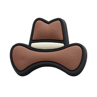 Breloques personnalisées en PVC pour chaussures de cowgirl, style western, avec bottes roses et chapeaux, épingles à chaussures style cheval pour décorations de sabots et sandales