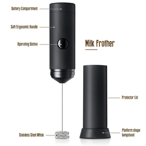 Colorido de moda electrónica vaporizador de <span class=keywords><strong>leche</strong></span> para café y café <span class=keywords><strong>con</strong></span> <span class=keywords><strong>leche</strong></span> y capuchino batería <span class=keywords><strong>leche</strong></span> espuma - Product Image 5