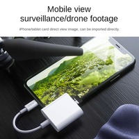 Adaptador OTG 2 en 1, Lector de Tarjetas USB SD/TF para MacBook Pro, Computadora Portátil, Cámara, Teléfonos Móviles, Conexión Plug-and-Play sin Necesidad de Instalación