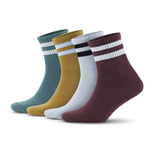 Custom Logo High Quality Youth Crew <b>Socks</b> Bottom Cotton Sport Unisex Breathable Athletic Yoga Daily Life OEM ODM Factory - Product Image 1