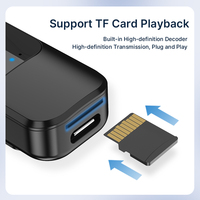 Bluetooth 2-in-1 Kabelloser 3,5mm Sender & Empfänger für Anrufe und Audio, Geeignet für Auto/TV/Switch/Computer/Flugzeug-Audiogeräte