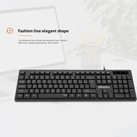 Clavier filaire Meetion MT-K300 Ordinateur portable Ordinateur de bureau Bureau professionnel Portable Universel Clavier USB